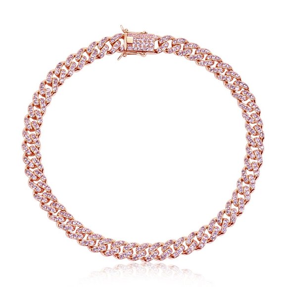 10 MM Rose Gold Micro Cuban Choker - Picture 1 of 1